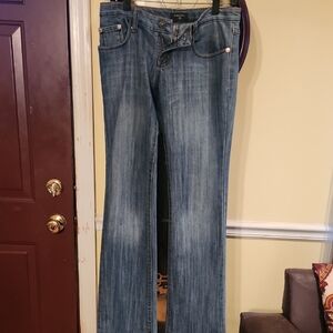 CHANEL Blue Flare Women's Jeans